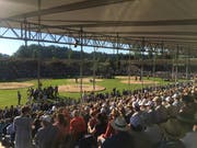 Frühaufsteher unter sich: Die 8200 Zuschauer fassende Arena in Willisau ist bereits um 7.30 Uhr bestens besetzt. (Bild: Claudio Zanini (Willisau, 2. Juni 2019))