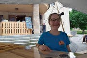 Daniela Zillig-Klaus am «Sommer im Feld». (Bild: Tobias Söldi)
