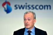 Urs Schaeppi, CEO Swisscom besetzt seit Jahren den ersten Rang unter den CEOs der bundesnahen Betrieben. (Bild: Walter Bieri/Keystone)