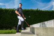 Will im Polo Stufe um Stufe höher steigen: der 18-jährige Pierandrea Müller aus St. Niklausen.Bild: Dominik Wunderli (St. Niklausen, 24. Mai 2019)