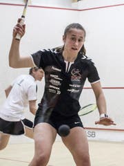 Auch nächste Saison in der Nationalliga A: Das Krienser Frauenteam, mit Ambre Allinckx. Bild: Stefan Kleiser (Uster, 5. April 2019)