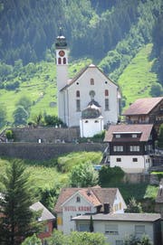 Die Jazz-Musikerin lässt sich in der berühmten Kirche Wassen zu einem speziellen Solo-Konzert inspirieren. (Bild: Urs Hanhart, Wassen, 7. Juni 2018)