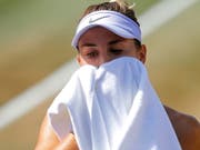 Kam am Dienstag ins Schwitzen: Belinda Bencic. (Archivaufnahme) (Bild: KEYSTONE/EPA EFE/CLARA MARGAIS)