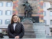 Will von Altdorf nach Bern wechseln: Die Urner Regierungsrätin Heidi Z'graggen soll der CVP den Ständeratssitz sichern. (Bild: KEYSTONE/ALEXANDRA WEY)