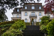 Die letzte grosse Sanierung der Villa Krämerstein in Kastanienbaum liegt 35 Jahre zurück. (Bild: Nadia Schärli, Horw, 1. Mai 2017)