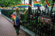 In New York steigt am 30. Juni das grösste Gay-Pride-Festival der Welt: 4,5 Millionen Menschen werden erwartet. (AP Photo/Bebeto Matthews)