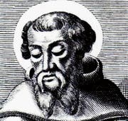 Der hl. Irenäus von Lyon (135–202). Stich. (Bild: PD)