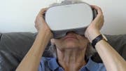 Dank den VR-Brillen können betagte Leute noch einmal auf den Pilatus. (Bild: PD)