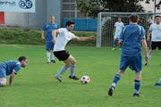 Im letzten Jahr meldeten sich deutlich weniger Teams beim Grümpeli Ebnat-Kappel an. Doch dem grössten Fussball-Plauschturnier der Ostschweiz soll der Schnauf noch lange nicht ausgehen. (Bild: Beat Lanzendorfer)