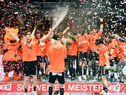 Jubeln die Kadetten auch in der Champions League? (Bild: KEYSTONE/WALTER BIERI)