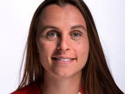 Die Schweizer Nationalspielerin Noëlle Maritz analysiert gegenüber Keystone-SDA die Frauenfussball-WM (Bild: KEYSTONE/SFV/ANTHONY ANEX)