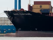 Nach Informationen des Senders NBC News war die Drogenfracht in sieben Containern des Schiffs «MSC Gayane» versteckt. (Bild: Keystone/AP/MATT ROURKE)