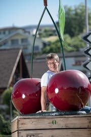 Jakob Wildisen ist Obstbauer und OK-Präsident des 22. Zentralschweizer Chriesifäschts in Hitzkirch. (Bild: Nadia Schärli, Hitzkirch, 25. Juni 2019)