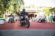Auf gehts zur Charity-Tour. (Bild: Manuela Jans-Koch, Luzern, 28. Juni 2019)