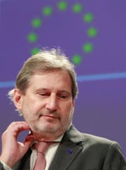 Johannes Hahn. (Bild: Epa/EPA/Stephanie Lecocq)