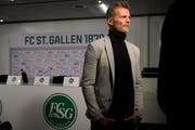 Alain Sutter kehrt dem FC St. Gallen nun doch nicht den Rücken. (Bild: Gian Ehrenzeller/Keystone)