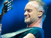 Der britische Musiker Sting eröffnet heute Abend als erster Headliner das 53. Montreux Jazz Festival. (Keystone/DPA/CHRISTOPHE GATEAU) (Bild: Keystone/DPA/CHRISTOPHE GATEAU)