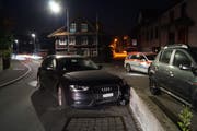 Die Unfallstelle in Baar. (Bild: Zuger Polizei)