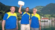 Die Initianten Urs Gander, Pirmin Lussi und Armin Murer (von links) freuen sich auf die Organisation der ersten Nationalturner-Schweizermeisterschaften in Nidwalden. (Bild: PD)