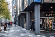 Die Globus-Filiale an der Pilatusstrasse in Luzern. (Bild: Nadia Schärli, 23. Oktober 2018)