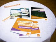 Die CVP möchte mit einer starken Mittepolitik den Zusammenhalt in der Schweiz fördern. (Bild: Anthony Anex / Keystone, Granges-Paccot, 29. Juni 2019)