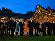 Gruppenbild am G20-Gipfel am Samstag in Osaka. (Bild: KEYSTONE/AP/SUSAN WALSH)