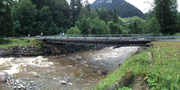 So sieht die alte Notbrücke über die Grosse Entlen aus. (Bild: PD)