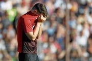 Das Drama Fussball schlug auch beim FC Aarau zu. (Bild: Marc Schumacher/Freshfocus (Aarau, 2. Juni 2019))
