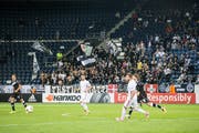 Dieses Bild wird man in der kommenden Saison nicht sehen: Lugano-Fans im Europa-League-Spiel gegen Steaua Bukarest. (Bild: Manuela Jans-Koch, Luzern, 28. September 2017)