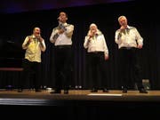 «The Vokal Band» versprühte ein Feuerwerk. (Bild: Werner Vetsch)