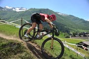 Linda Indergand erkämpfte sich bei den Frauen den 7. Platz. (Bild: Urs Hanhart, Andermatt, 30. Juni 2019)