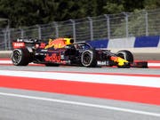 Max Verstappen im Red Bull wiederholte beim GP von Österreich in Spielberg seinen Sieg aus dem Vorjahr (Bild: KEYSTONE/AP/RONALD ZAK)