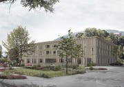 Visualisierung des neuen Betagtenheims Casa Sevellun. (Bild: PD)