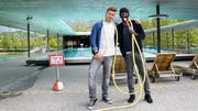 Joël von Mutzenbecher und Charles Nguela treten im Sarner Seefeld auf. (Bild: PD)