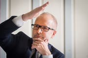 Der Regierungsrat Stefan Kölliker. (Bild: Benjamin Manser, St.Gallen, 12.4.2019)
