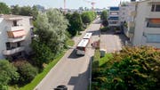 Die Grüntalstrasse soll unter andrerem verengt werden. (Bild: Ralph Ribi)
