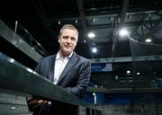 EVZ-Trainer Dan Tangnes bittet am 3. August zum ersten Vorbereitungsspiel aufs Eis. (Bild: Stefan Kaiser, Zug, 25. April 2018)