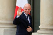 Gianni Infantino bei der Ankunft in Paris. (Bild: François Mori / AP, 4. Juni 2019)