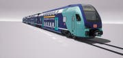 Der Zug-Name Kiss ist laut Stadler die Abkürzung für «komfortabler innovativer spurtstarker S-Bahn-Zug». Sie erreichen eine Höchstgeschwindigkeit von 160 Stundenkilometer. (Bild: Stadler)