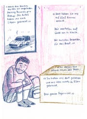 Ein Ausschnitt aus der Comic-Reportage «Diese Leute» von Jvana Manser. (Bild: PD)