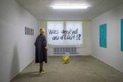 Kunst im Werkhaus 45: Auch das Haus für die freie Szene soll Raum für Ausstellungen bieten. (Bild: Benjamin Manser (9. Juni 2016))