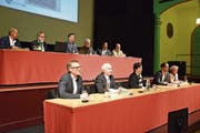 Stadtrat Daniel Stutz (vorne links) steht bei den Bürgerlichen nicht allzu hoch im Kurs. (Bild: Nicola Ryser)