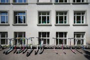 Im Schulhaus Hebel unterrichten künftig nur noch Lehrerinnen. (Bild: Benjamin Manser - 7. Juni 2019)