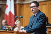 David Zuberbühler ist seit 2015 Nationalrat. (Bild: Anthony Anex/Keystone)