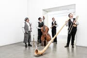 Sepp Wipfli, Peter Gisler, Christian Simmen und Patrik Stadler treten neu als Quartett auf. (Bild: F. X. Brun)