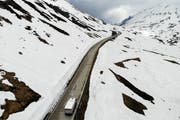 Wieder offen: Gotthard-Passstrasse. (Bild: Samuel Golay / Keystone, 7. Juni 2019)