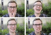 Vielfältig: Der 25-jährige Simon Keller steht nicht nur auf der Bühne, sondern schreibt auch Theaterstücke und führt Regie. (Bilder: Tobias Söldi)