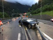 Der Unfall bei Gurtnellen. (Bild: Urner Polizei)