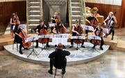 Instrumentales Intermezzo mit «Cello Pur». (Bild: Max Pflüger)