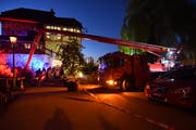 Das Wasserschgloss Hagenwil war Schauplatz des ersten «Feuerabends», der die Feuerwehrgala im Pentorama ersetzt. (Bild: Manuel Nagel)